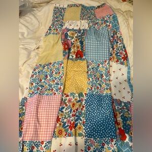 Colorful Patchwork Maxi Skirt